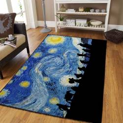 LORD OF THE RINGS STARRY NIGHT AREA RUGS – CUSTOM SIZE AND PRINTING