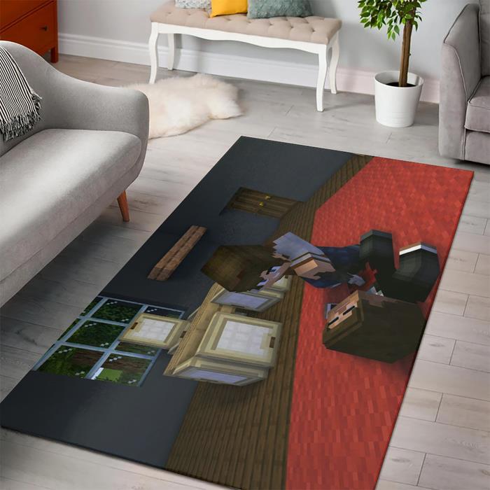MINECRAFT FIRST MISSION RUG – CUSTOM SIZE AND PRINTING