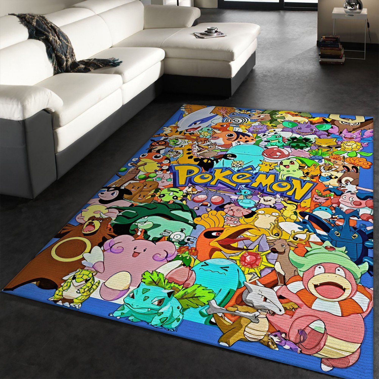 POKEMON FAMILY ANIME MOVIES RUGS – CUSTOM SIZE AND PRINTING