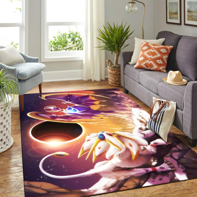 POKEMON LEGENDARY MOON AND SUN RUGS – CUSTOM SIZE AND PRINTING