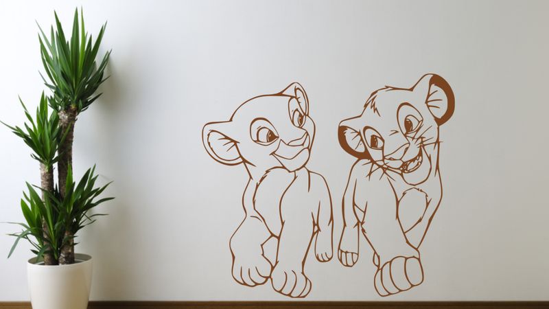 Lion king wall decor