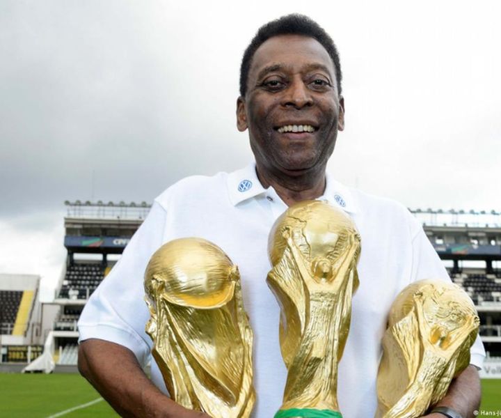 Three time world cup wining football legend