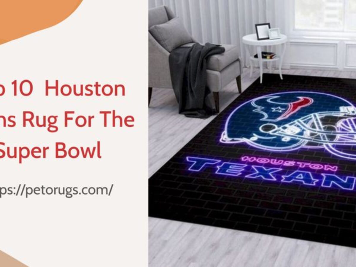 Houston Texans Football Rug