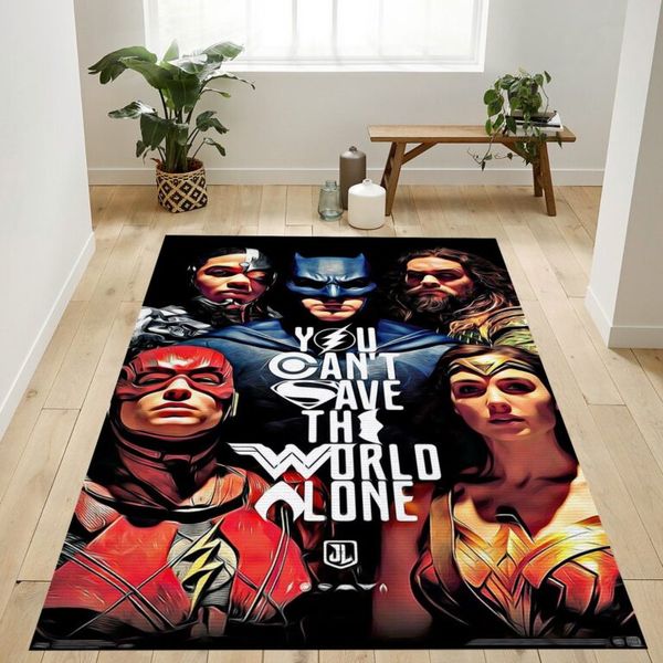 DC COMICS MOVIE RUG – CUSTOM SIZE AND PRINTING