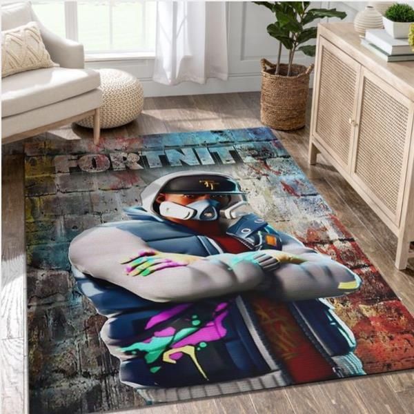 FORTNITE GAMING COLLECTION AREA RUG – LIVING ROOM CARPET FLOOR DECOR THE US DECOR