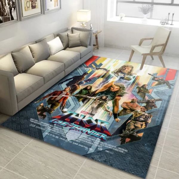 THOR LOVE AND THUNDER MOVIE AREA RUG – CUSTOM SIZE AND PRINTING