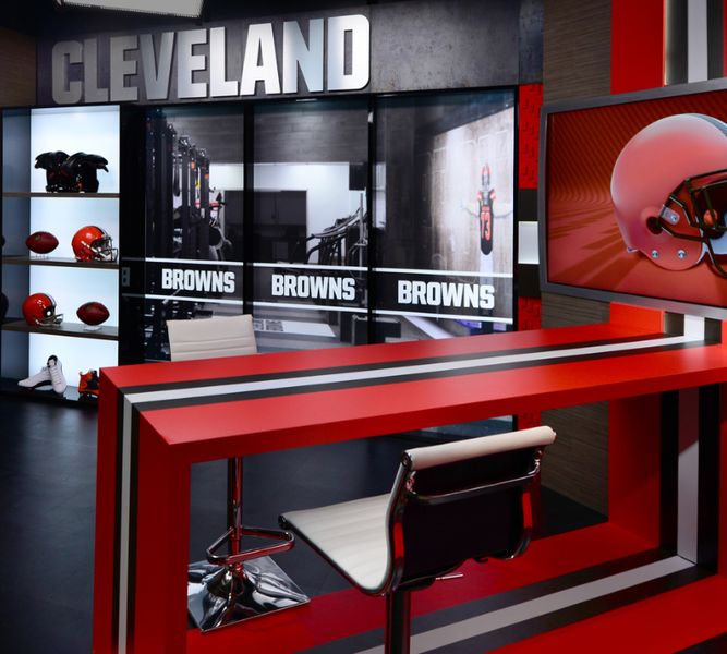 Cleveland Browns Room  Brown rooms, Room colors, Room