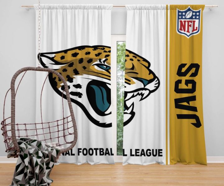Jacksonville Jaguars window treatments