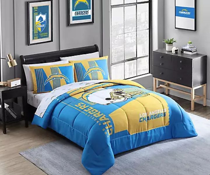 Los Angeles Chargers bedding sets