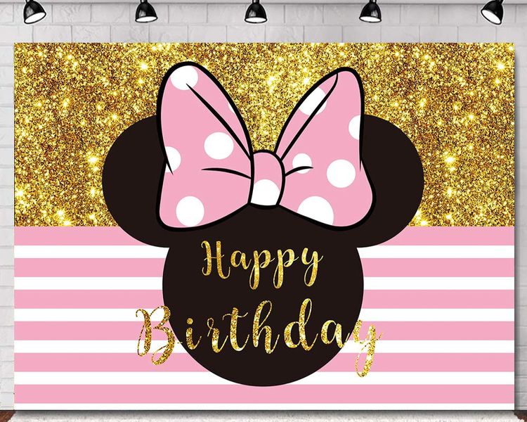 Minnie mouse 1st birthday / Birthday Pink and gold Chanel Minnie Mouse