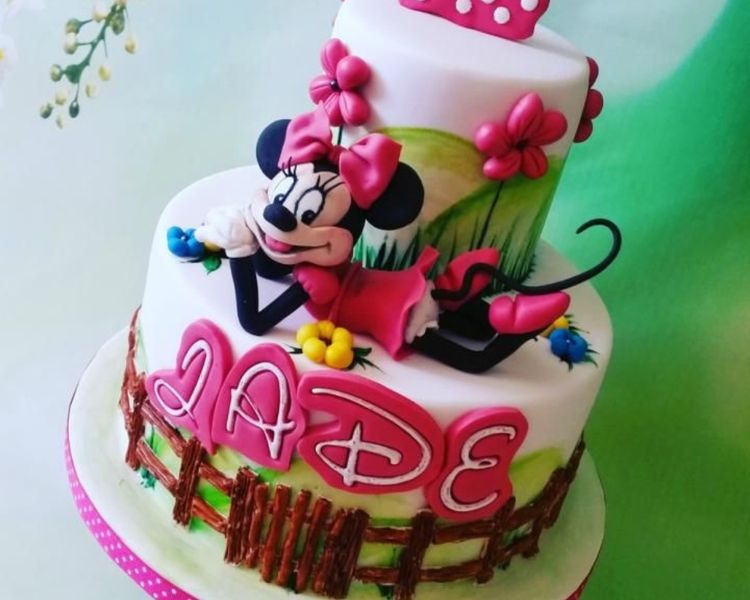 Minnie's Garden Cake