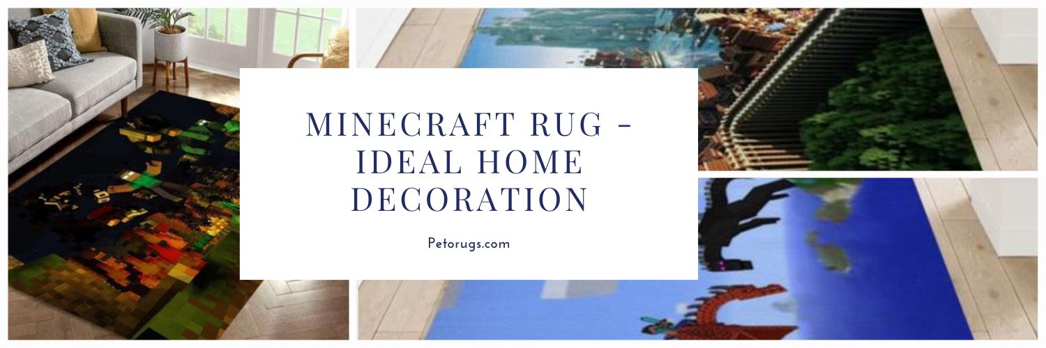 Minecraft Rug - Ideal home decoration