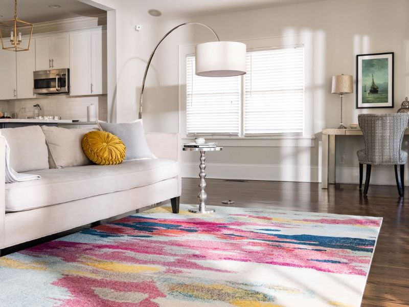 Choose your favorite color and pattern for the rug