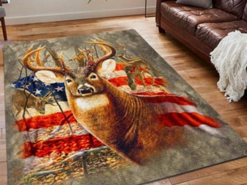 Deer Area Rugs - Deer Hunting Decor Ideas