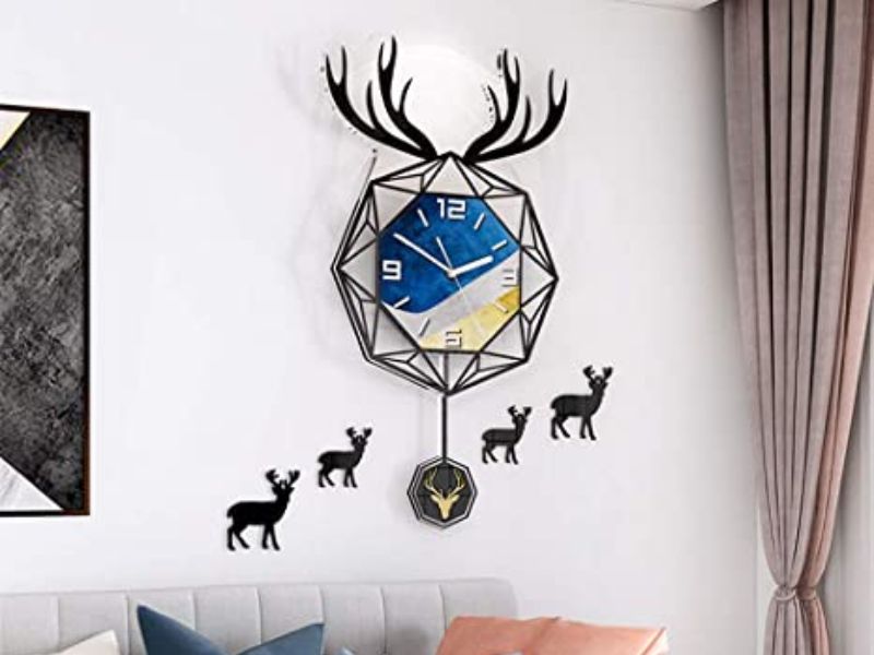 Deer Wall Clock - Deer Hunting Decor Ideas