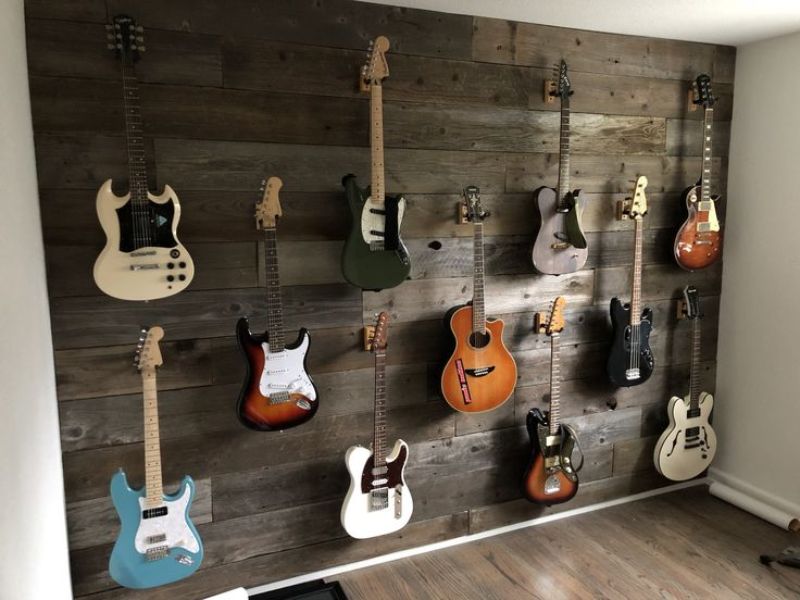 Hanging Your Guitars - Music Decor Ideas For Room