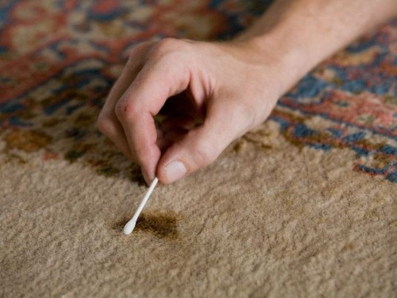 Spot Cleaning - How to clean rugs at home