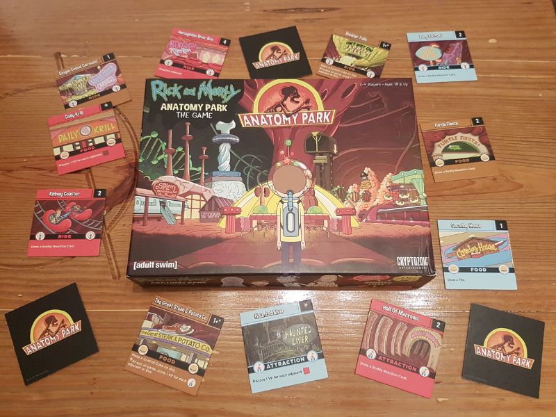 Anatomy Park Board Game - Best Rick and Morty Gifts