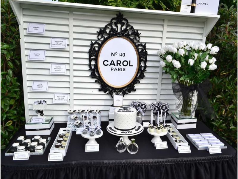 coco chanel birthday party decorations theme