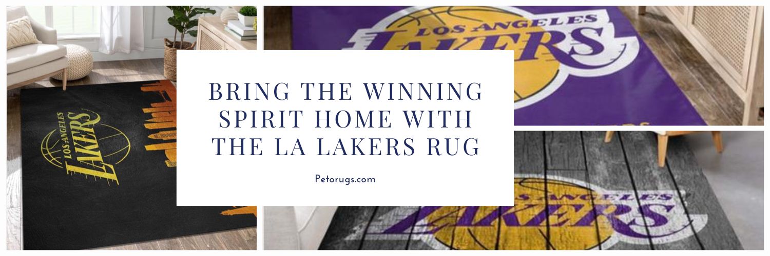 Bring the Winning Spirit Home with the Official LA Lakers Rug - Perfect for Every Fan