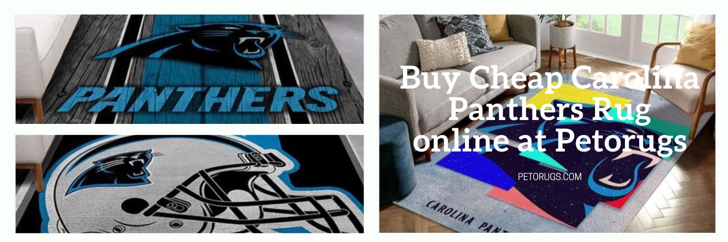 Buy Cheap Carolina Panthers Rug online at Petorugs