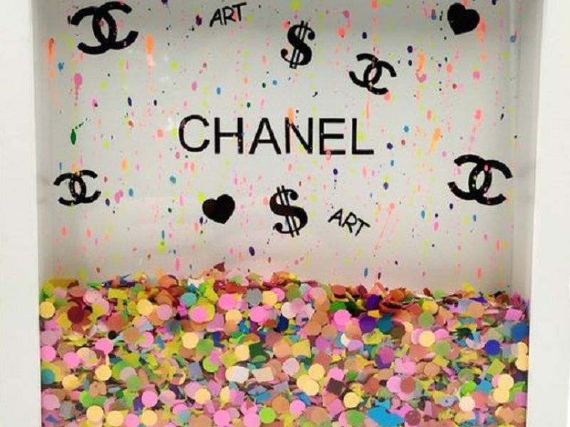 Chanel-Inspired Confetti - Coco Chanel Party Ideas