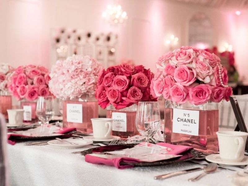 Chanel Perfume Bottles - Coco Chanel Party Ideas