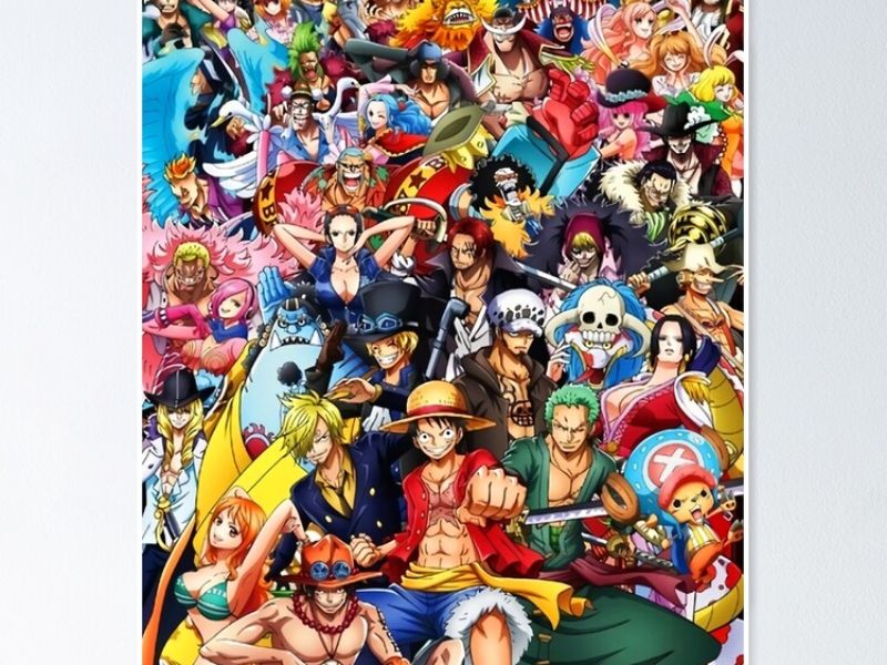 Character posters - Best One Piece Gifts For Anime Fans