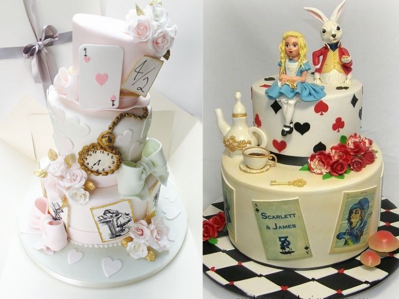 Delightful Alice in ONEderland Themed First Birthday Party