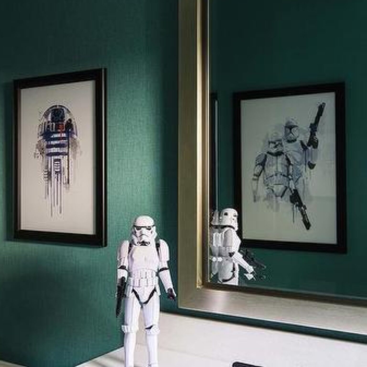 Star wars bathroom decor