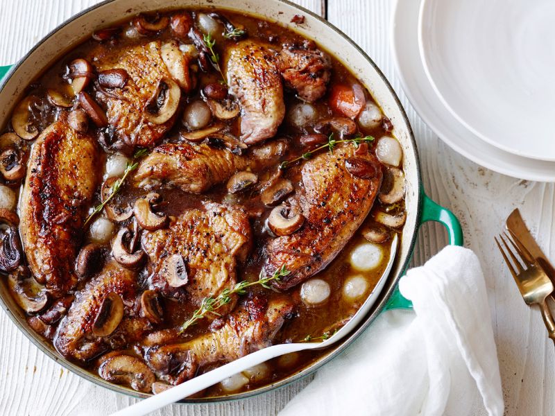 Coq au Vin - Coco Chanel Party Ideas