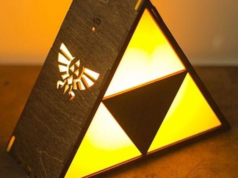 Create a glowing Triforce - Legend Of Zelda Bedroom Ideas For Kids And Adults