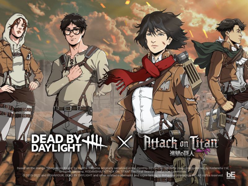 Dead By Daylight Attack On Titan Skins And Charms Revealed