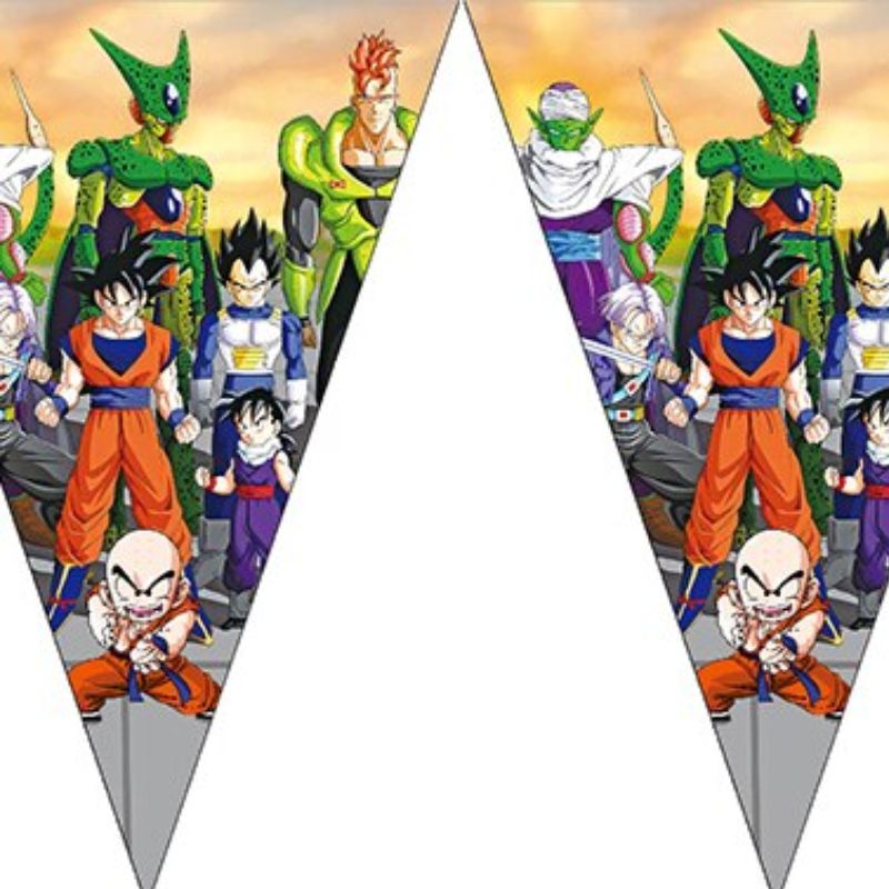 Dragon Ball Z-themed Streamers and Confetti