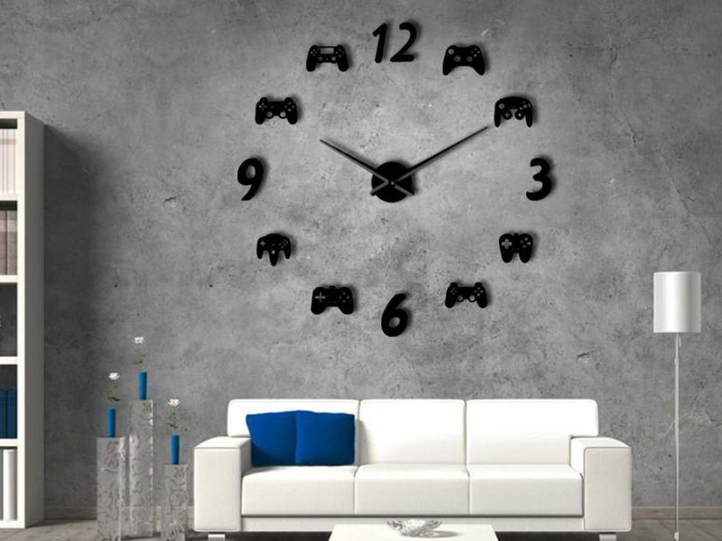 Gamer-Themed Wall Clocks - Gaming Decoration Ideas