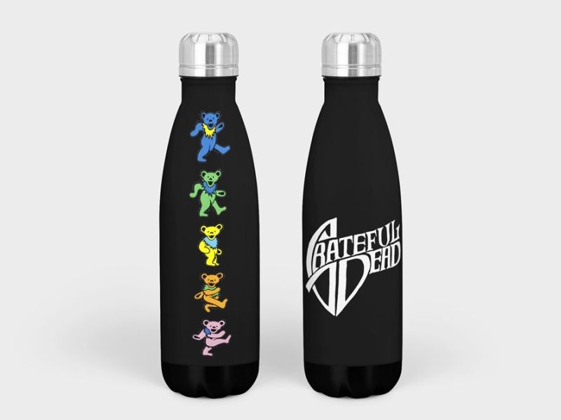 Grateful Dead Water Bottle - Grateful Dead Gifts For Deadheads