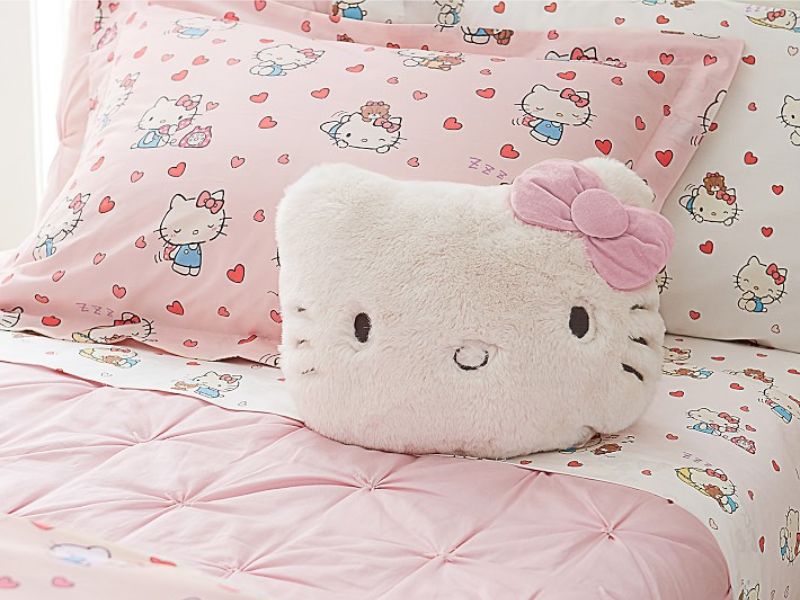 Hello Kitty Pillow - Hello Kitty Decorations For Bedroom
