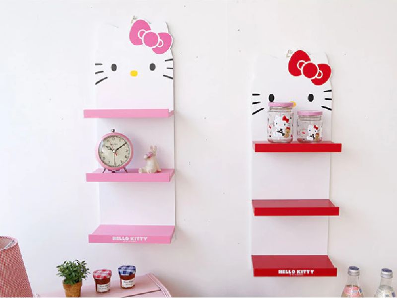 Hello Kitty Wall Shelf - Hello Kitty Decorations For Bedroom