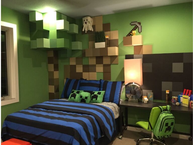 Top 8 Minecraft Decoration Ideas For Bedroom - Peto Rugs