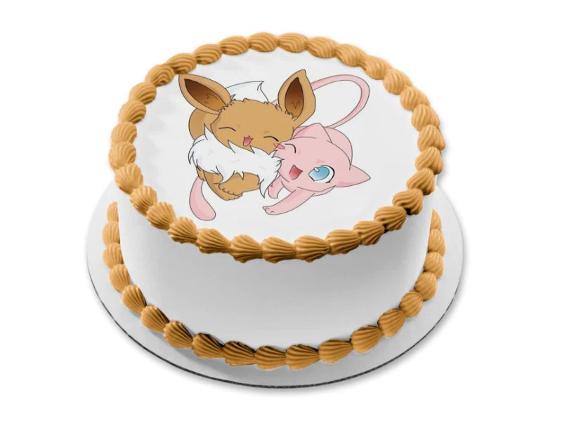 Mew Cake - Pokemon Cake Ideas