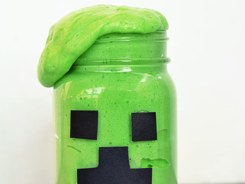 Minecraft Slime Party Favors - Minecraft Birthday Party Ideas