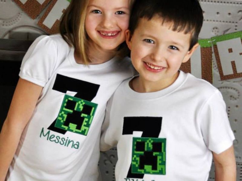 Minecraft T-Shirts - Minecraft Birthday Party Ideas