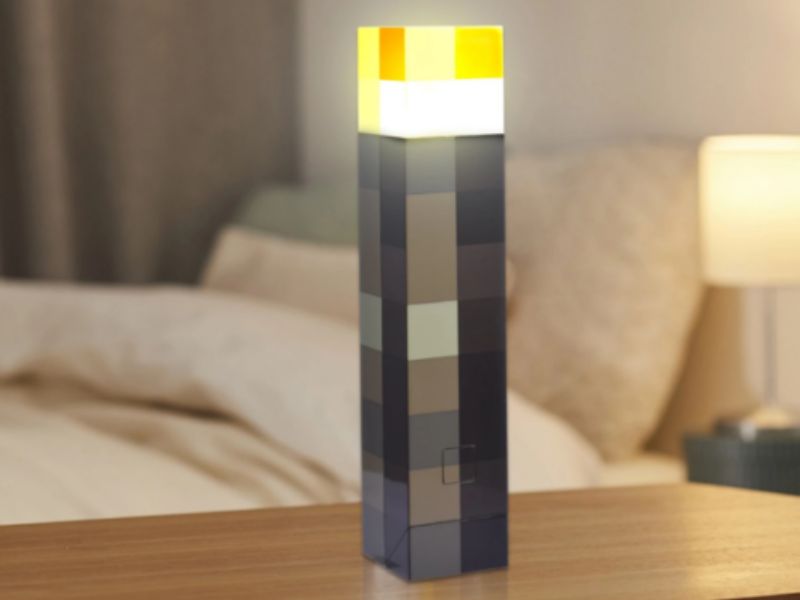 Minecraft-Themed Lighting - Minecraft Decoration Ideas For Bedroom