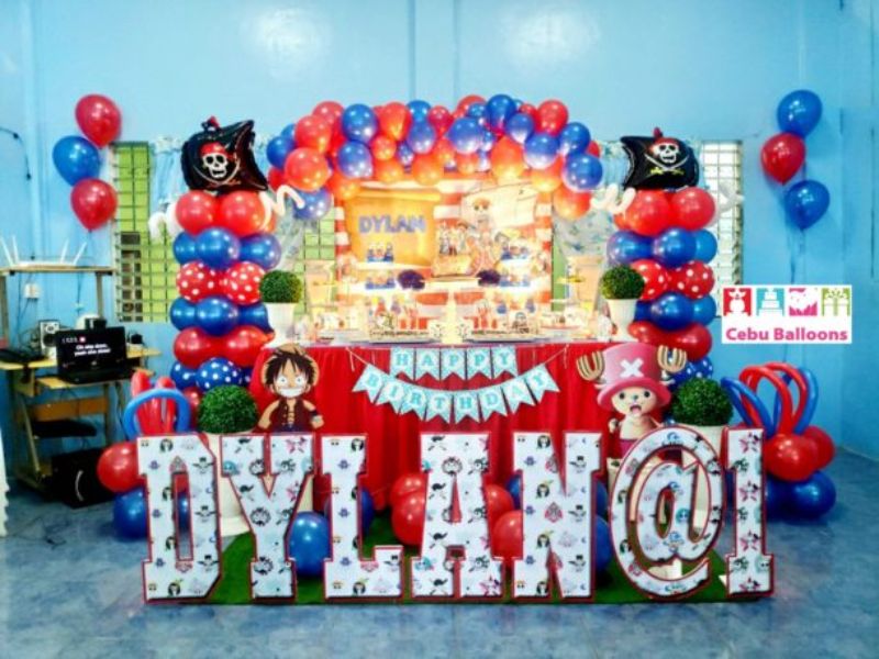 One Piece Balloons - One Piece Birthday Party Ideas