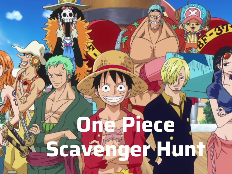 One Piece Scavenger Hunt - One Piece Birthday Party Ideas