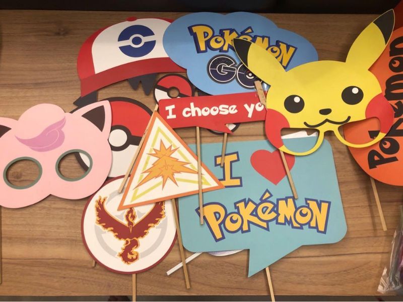 Pokemon Photo Booth - Pokemon Birthday Party Ideas