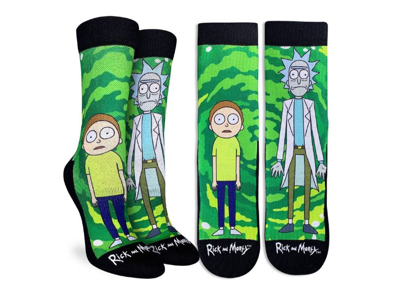 Rick and Morty Sock - Best Rick and Morty Gifts
