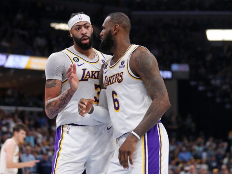 Rui Hachimura and Austin Reaves lead Lakers to Game 1 victory, as Grizzlies suffer blow with Ja Morant's injury
