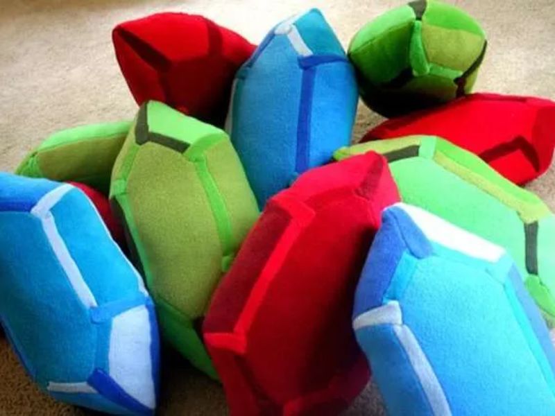 Rupee Pillows - Legend Of Zelda Bedroom Ideas For Kids And Adults