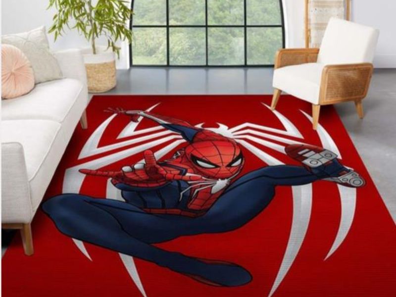 Spider-Man Area Rug - Spider-Man Bedroom Decor Ideas